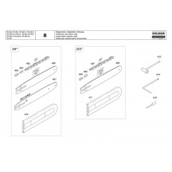 Ricambi Dolmar per Motosega PS350C/40