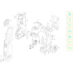 Black&Decker Spare Parts for Pressure Washer PW 1800 N WR - 12624