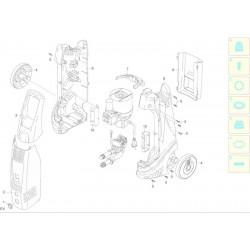 Black&Decker Spare Parts for Pressure Washer PW 1800 N WR - 2007 - 12507
