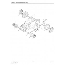 Ricambi Alpina per Rasaerba Elettrico AL1 42 E