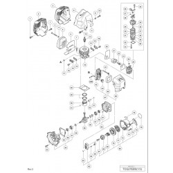 Tanaka Spare Parts for Engine Brush Cutter TCG 24EBSP