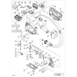 Hitachi Spare Parts for Cordless Jig Saw CJ14DSL