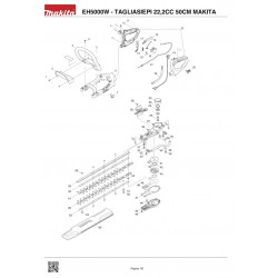 Ricambi Makita per Tagliasiepi EH5000W