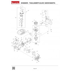 Makita Spare Parts for Trimmer EH5000W