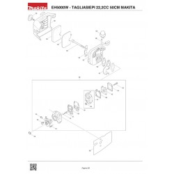 Ricambi Makita per Tagliasiepi EH5000W