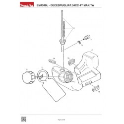 Ricambi Makita per Decespugliatore EM4340L