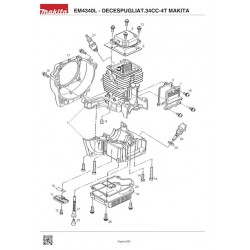 Ricambi Makita per Decespugliatore EM4340L