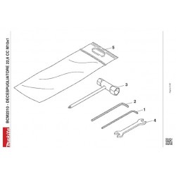 Makita Spare Parts for Brusch Cutter BCM2310