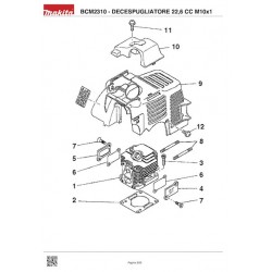 Ricambi Makita per Decespugliatore BCM2310