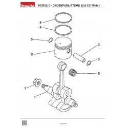 Ricambi Makita per Decespugliatore BCM2310