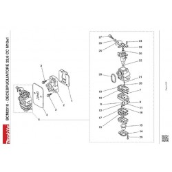 Ricambi Makita per Decespugliatore BCM2310
