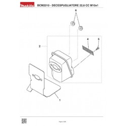 Ricambi Makita per Decespugliatore BCM2310