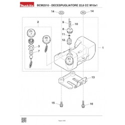 Makita Spare Parts for Brusch Cutter BCM2310