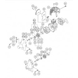 Hitachi Spare Parts for Engine Brush Cutter CG22EJ