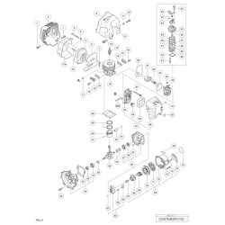 Hitachi Spare Parts for Engine Brush Cutter CG27EBSP