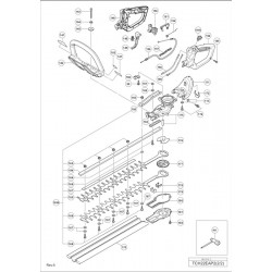 Tanaka Spare Parts for Hedge Trimmer TCH 22EAP2