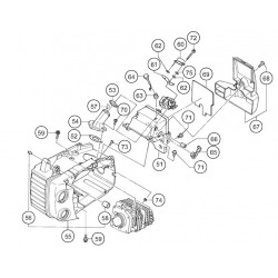 Hitachi Spare Parts for Engine Chainsaw CS30EH