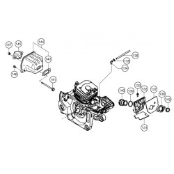 Ricambi Hitachi per Motosega CS40EM