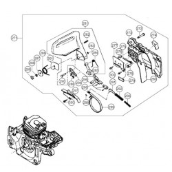 Ricambi Hitachi per Motosega CS40EM