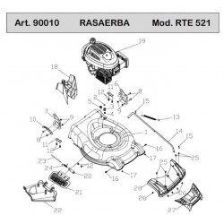 Ama Spare Parts for Lawnmower RTE521