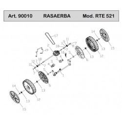Ama Spare Parts for Lawnmower RTE521