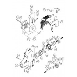 Tanaka Spare Parts for Engine Brush Cutter TBC-340D