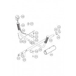 Tanaka Spare Parts for Engine Brush Cutter TBC-340D