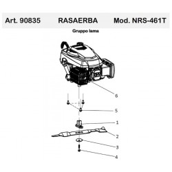 Ricambi Ama per Rasaerba NRS-461T