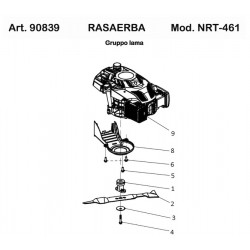 Ama Spare Parts for Lawnmower NRT-461