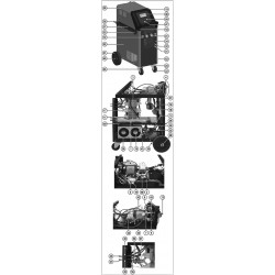 Telwin Spare Parts for Spotter Digital Spotter 9000 AQUA 400V + ACC.