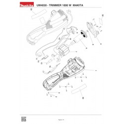 Makita Spare Parts for Electric Brushcutter UM4030