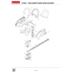 Dolmar Spare Parts for Edgecutter HT355