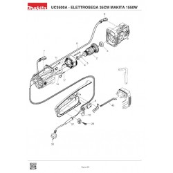 Makita Spare Parts for Electric Chainsaws UC3500A