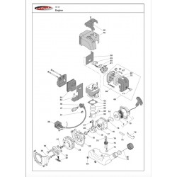Castelgarden Spare Parts for Brushcutter XB 26