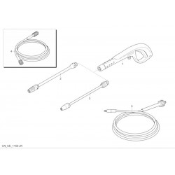 ARSG Parts for Pressure Washer X-TRA Clean 130 - 13467