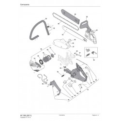 Castelgarden Spare Parts for Chaisaw XC 350