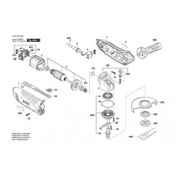 Bosch Spare Parts for Angle Grinder PWS 700-115
