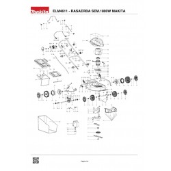 Ricambi Makita per Rasaerba Elettrico ELM4611