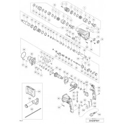 Hitachi Spare Parts for Rotary Hammer Drill DH28PMY