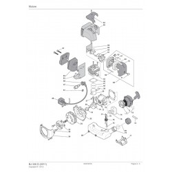 Alpina Spare Parts for Brushcutter BJ 335 D