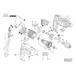 Bosch Spare Parts for Percussion Drill PSB 650 RE 3603A28000