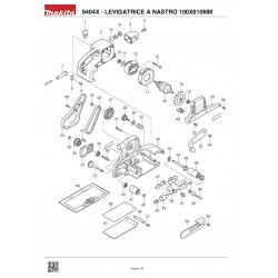Makita Spare Parts for Belt Sander 9404X