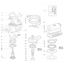 Metabo Spare Parts for Rotorbital Sander SX E 450 DUO