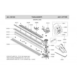 Ama Spare Parts for Petrol Hedgetrimmer AG1-HT75R - 59100