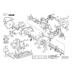 Ricambi Bosch per Sega Circolare Bosch 0601568703 - GKS 66 CE