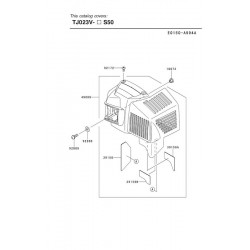 Kawasaki Spare Parts for Hedgetrimmer TJ023V - 62190