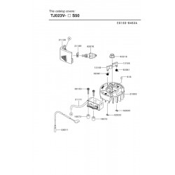 Ricambi Kawasaki per Tagliasiepi 2 Tempi TJ023V - 62190
