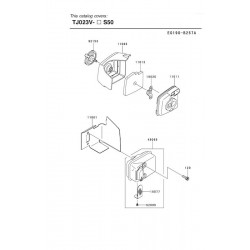 Kawasaki Spare Parts for Hedgetrimmer TJ023V - 62190