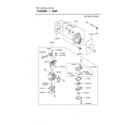 Kawasaki Spare Parts for Bruschcutter TOP 35 – TJ035E