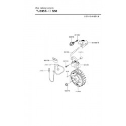 Kawasaki Spare Parts for Bruschcutter Top 35U - TJ035E - 73121